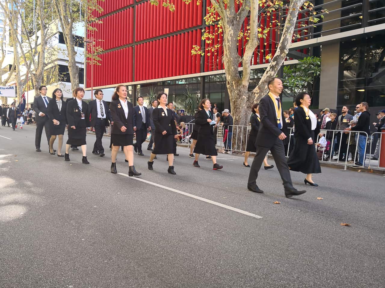 ANZAC Chinese WW2 Perth march
