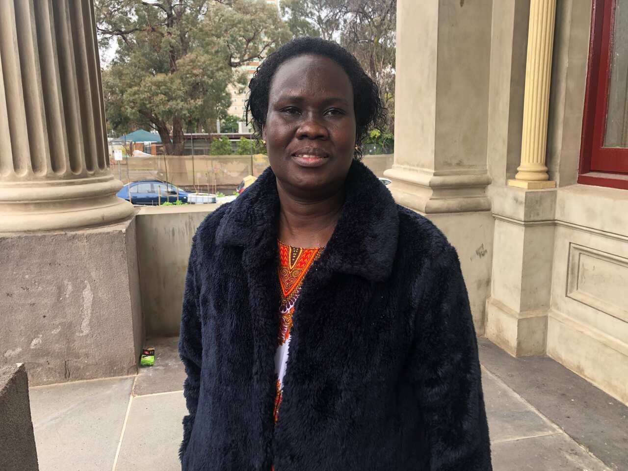 Mary Ajueth lives in a three bedroom flat with five of her children