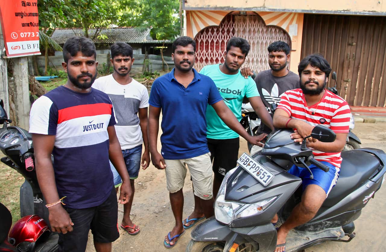 A group of Tamil men say there are few who would risk traveling by boat ton Australia nowadays. 