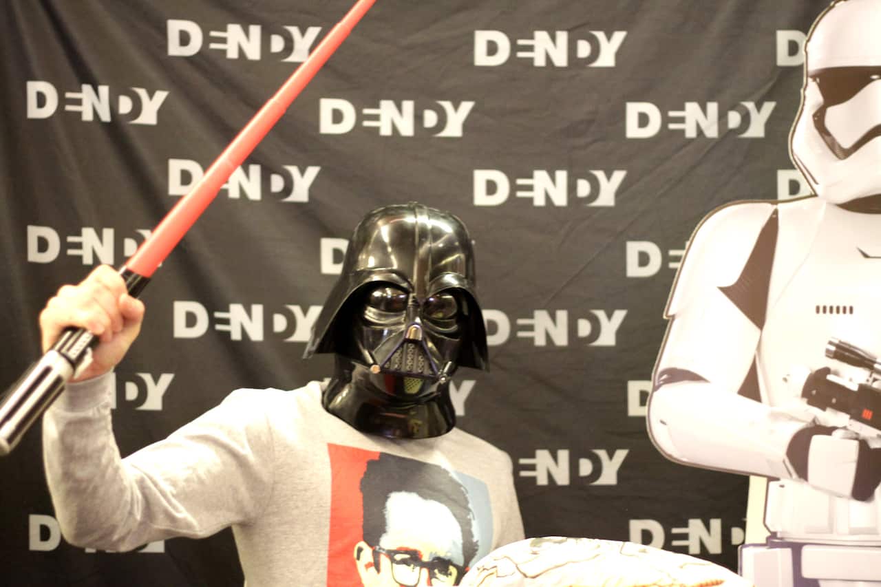 Newtown's Jeffim dressed as Darth Vader