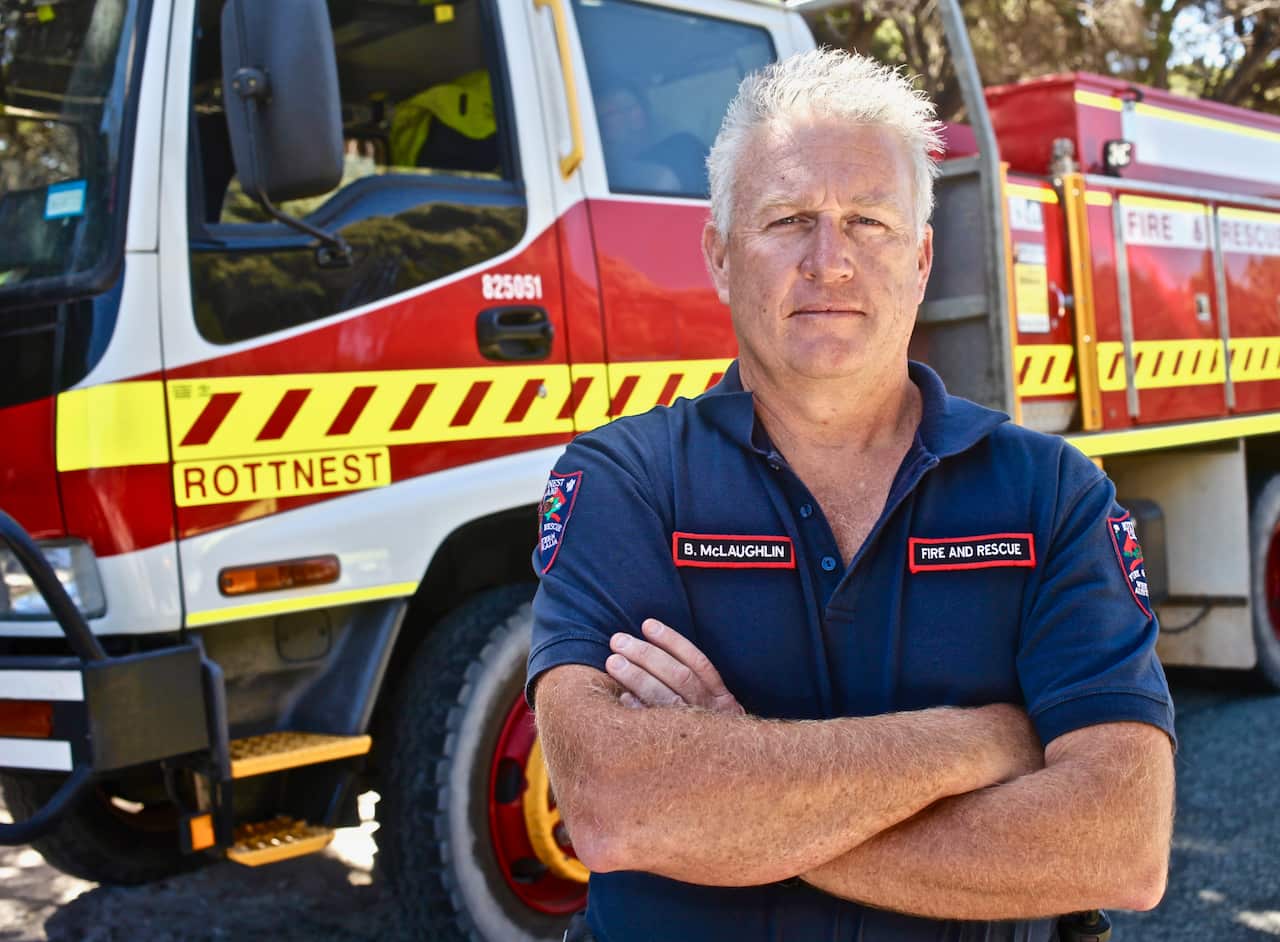 Brendon McLaughlin is the Fire and Emergency Services Coordinator for Rottnest Island