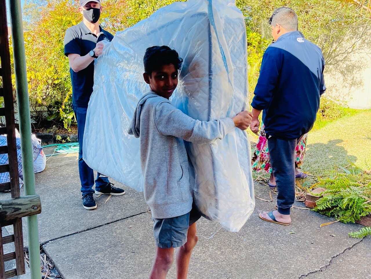 The Run for Good Project in action.