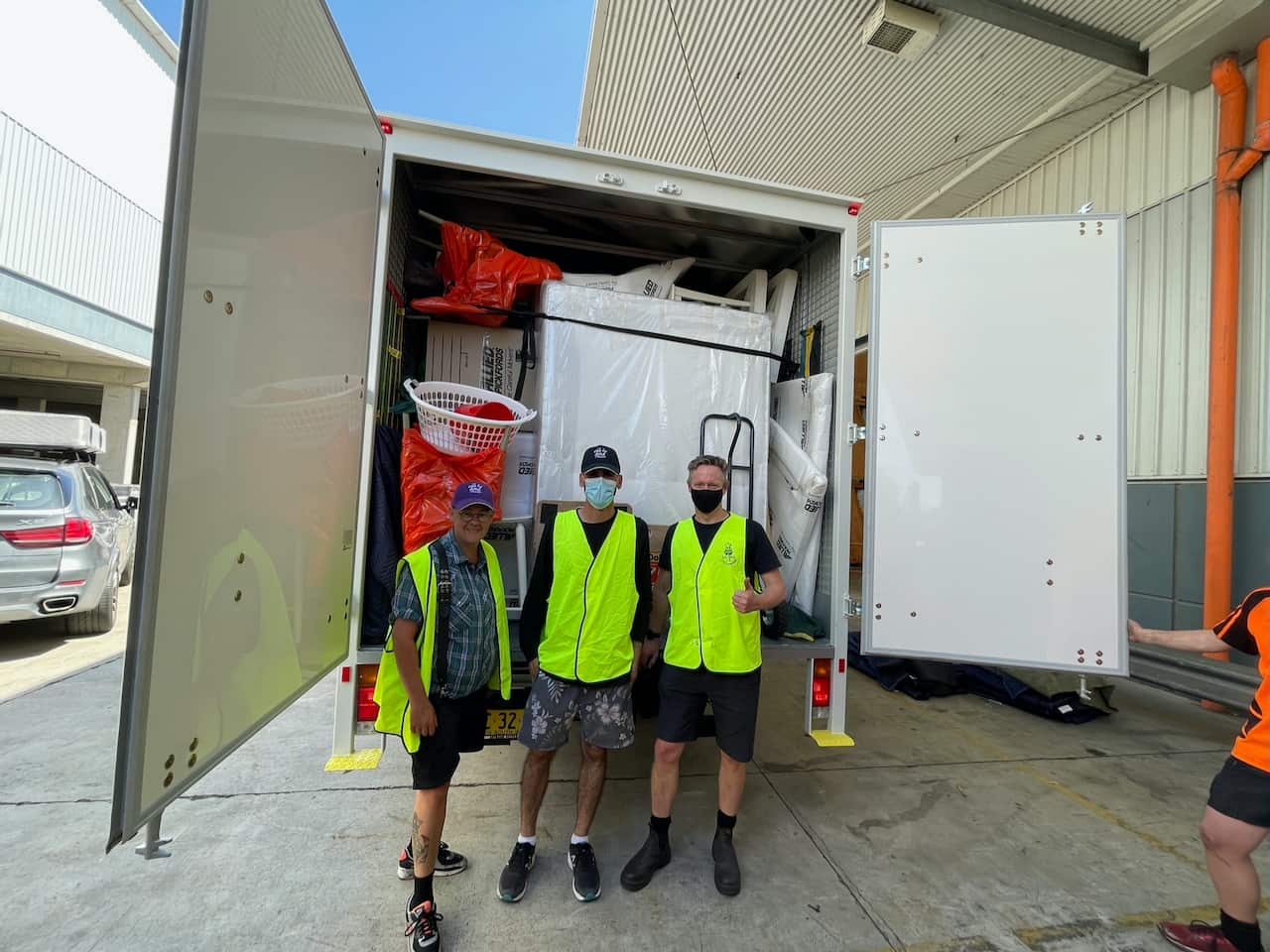 Jess Rockwell (R) Moz (C) and Ben Stammer (L)