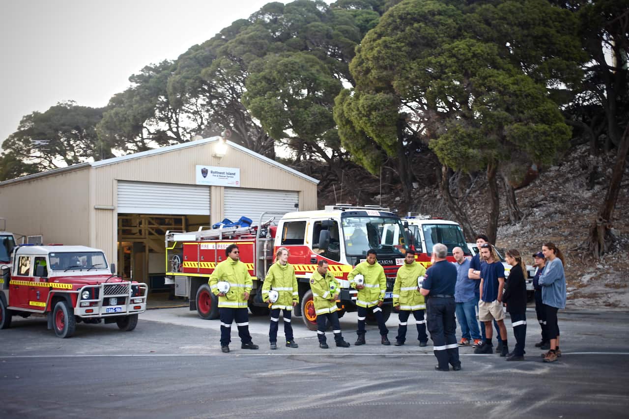 Rottnest Island's fire station is staffed mostly by volunteers
