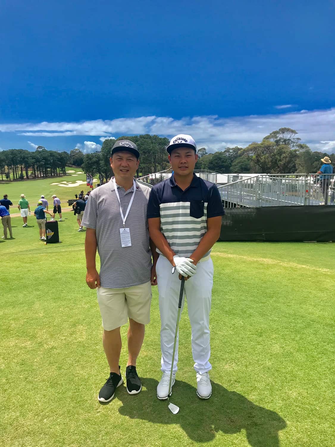 Yuxin Lin and his father Xu