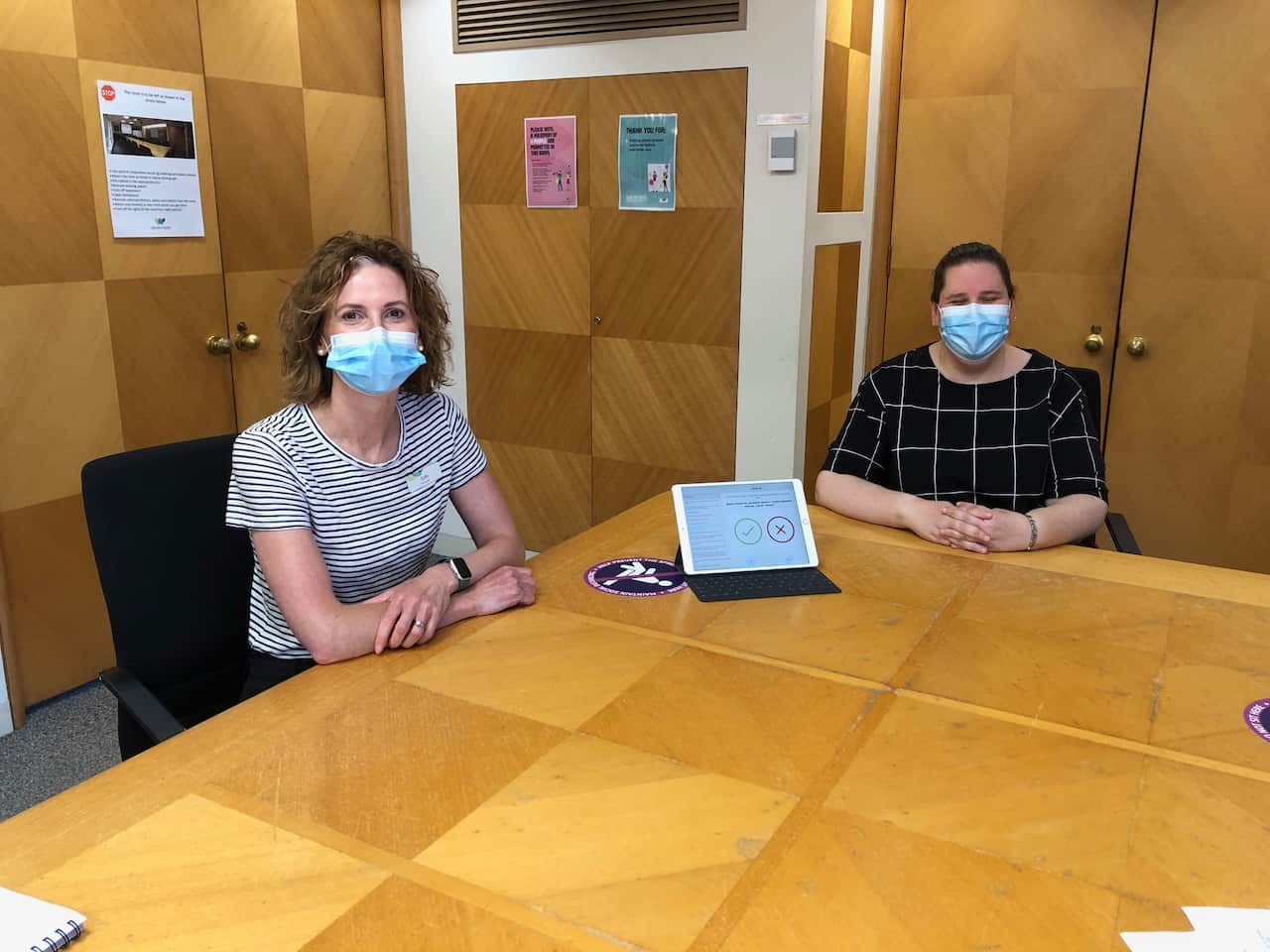 Western health's Sally Brinkmann and Courtney Pocock developed the app in partnership with the CSIRO