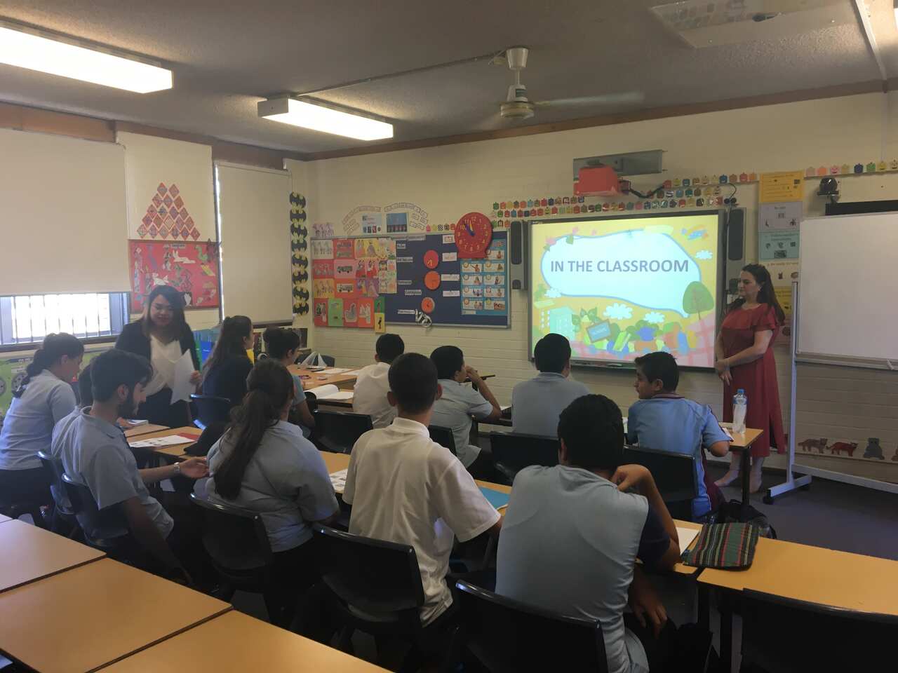 Students at the Fairfield Intensive English Centre.