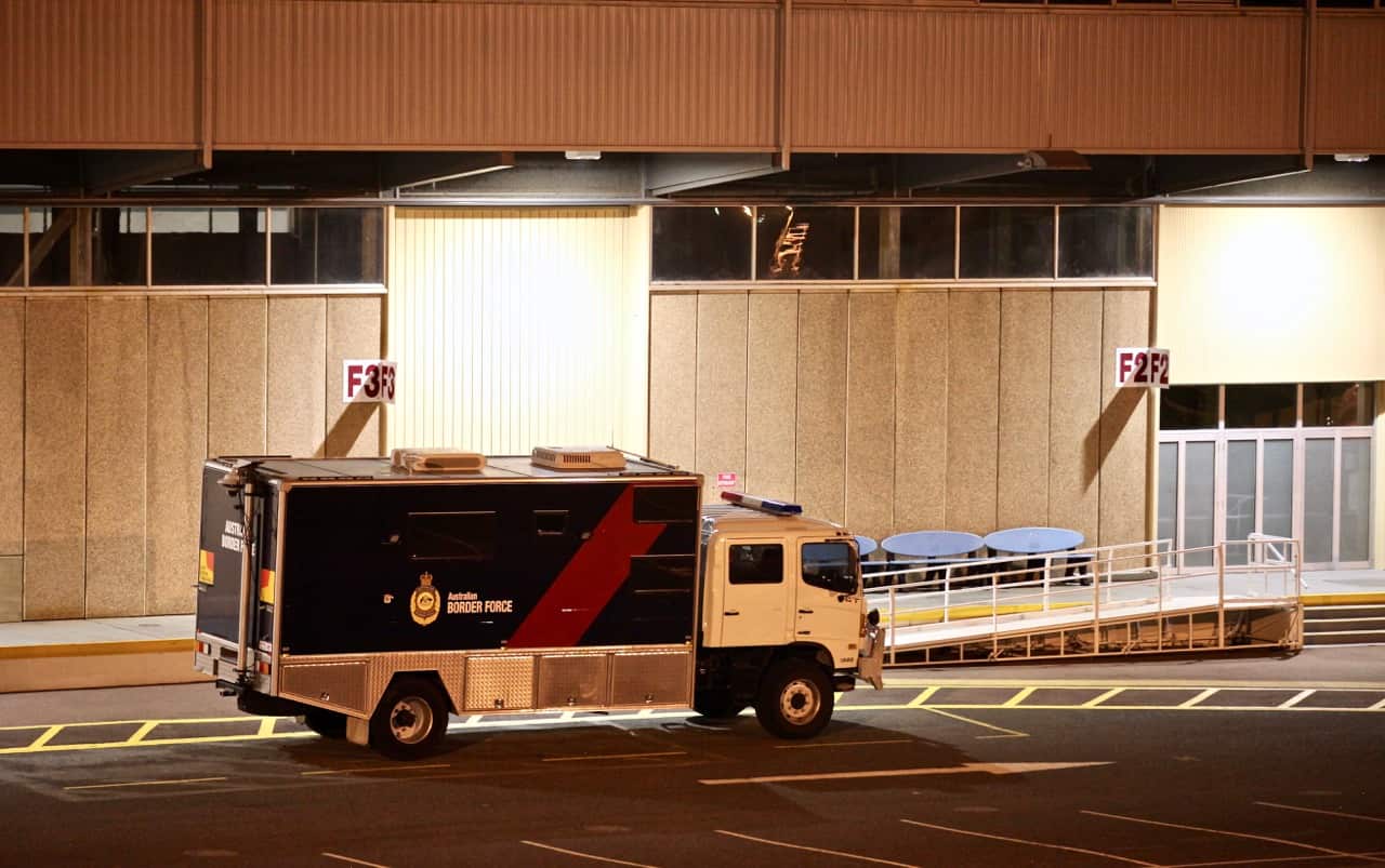 Local authorities responded to a medical emergency on board Thursday night.