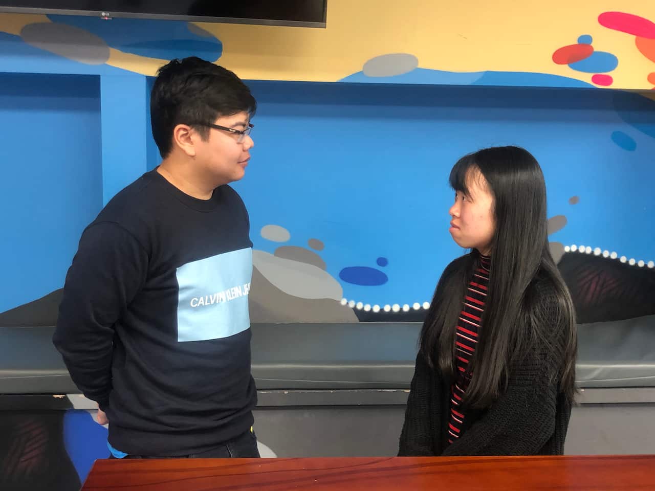 The Year 12 students 