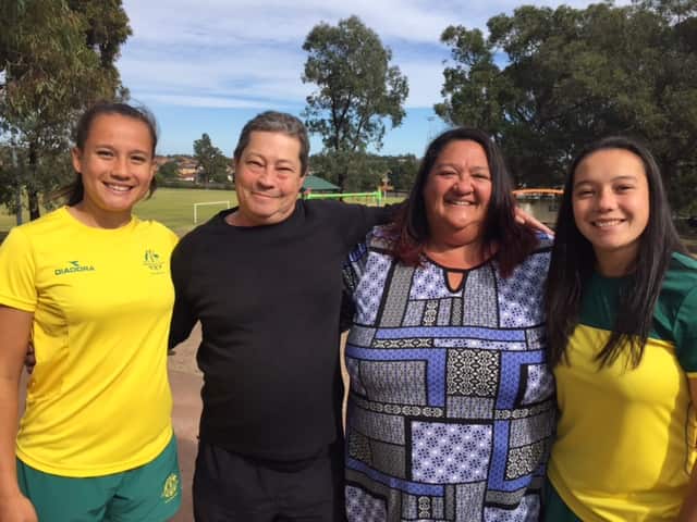 The McGregor family left to right: Page, Travis, Glenys and Rae