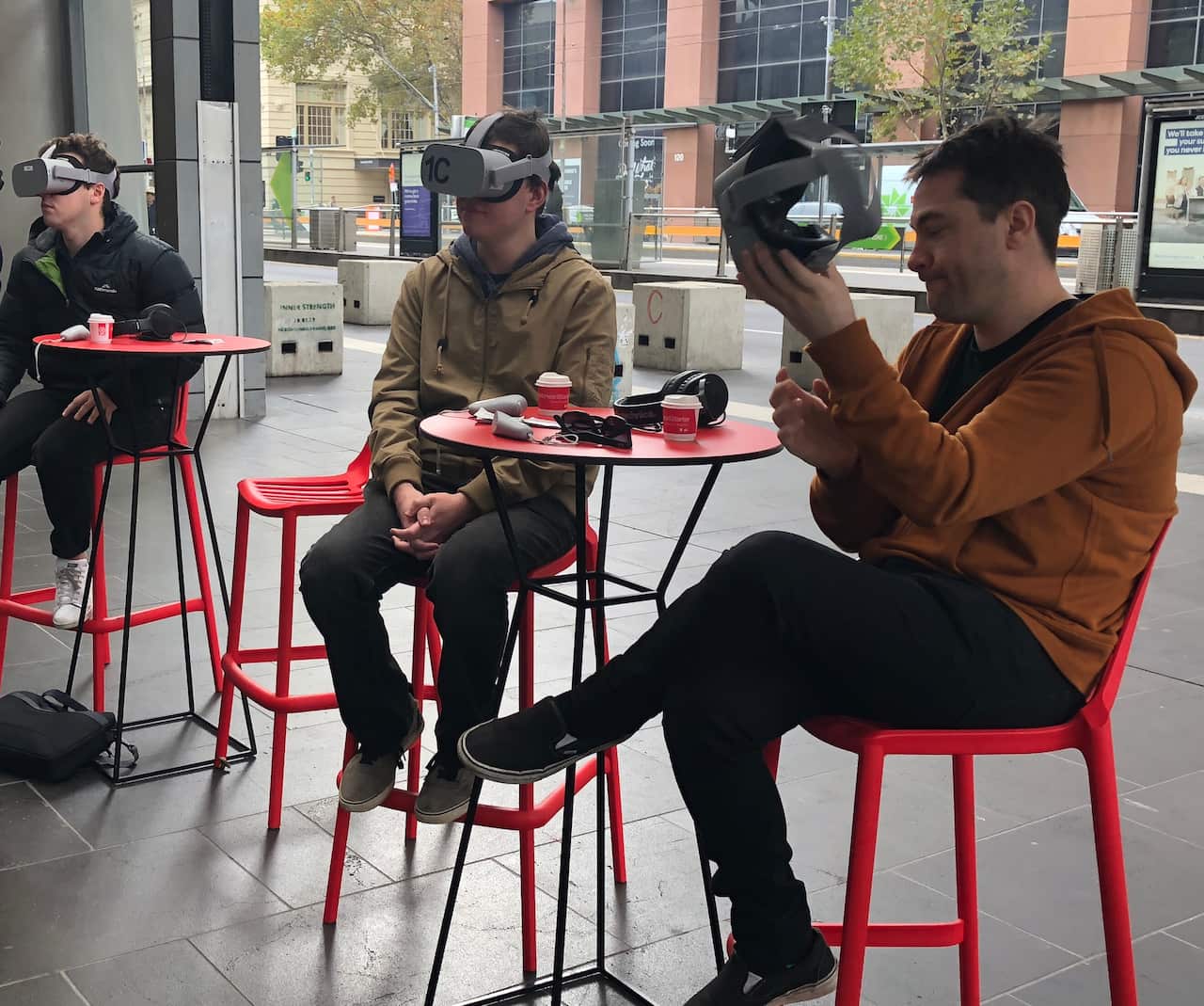 Experiencing a virtual reality emergency in Melbourne