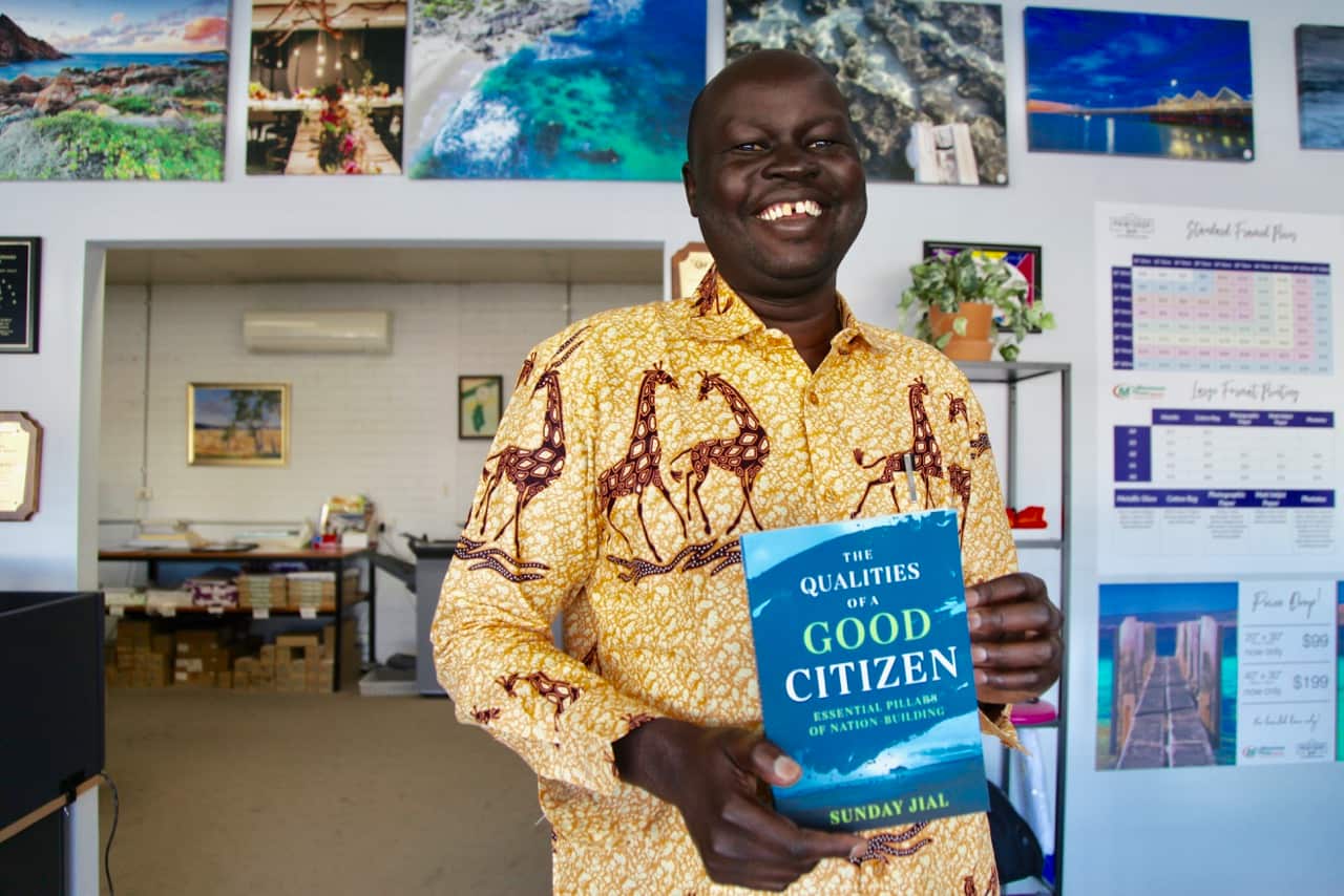 Peter Deng is the founder of Africa World Books. 