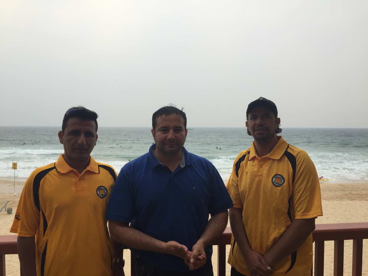 Mohammed Saleh, Shamikh Badra and Hasan Alhabil