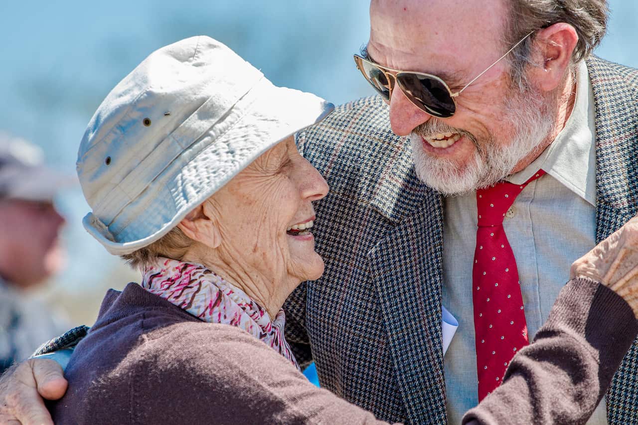 Helen Broad and Mark Halleen