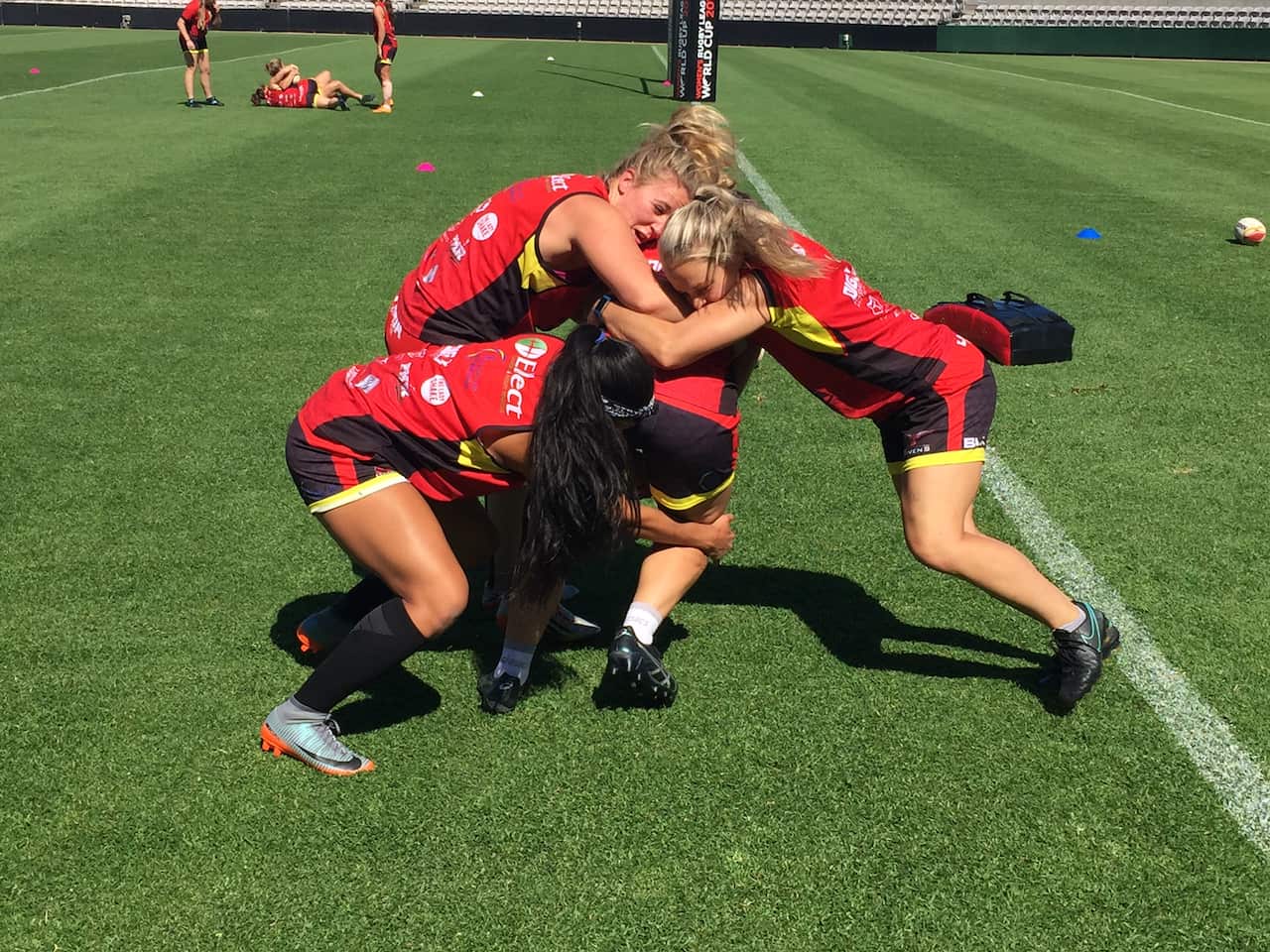 Canada's Ravens at training