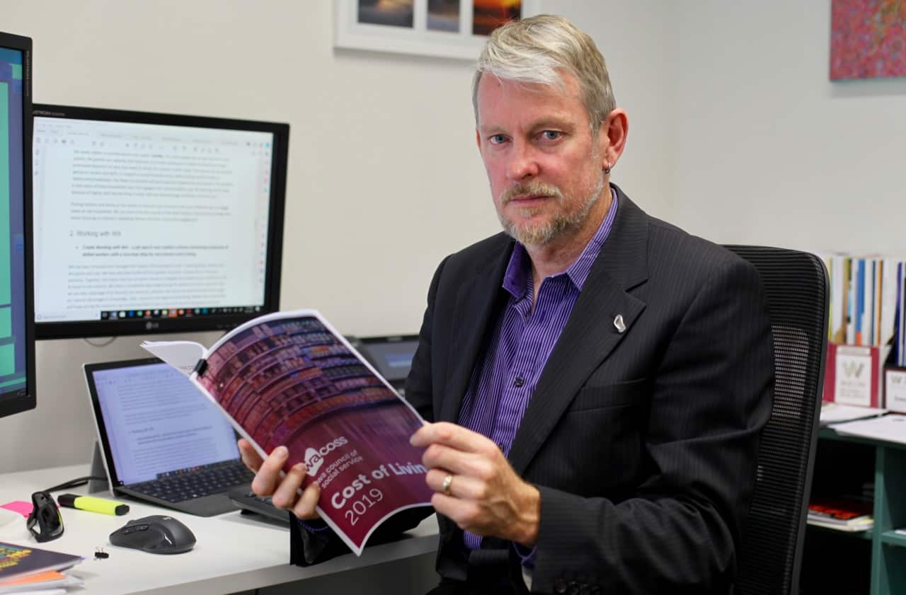 Chris Twomey from the WA Council of Social Services.