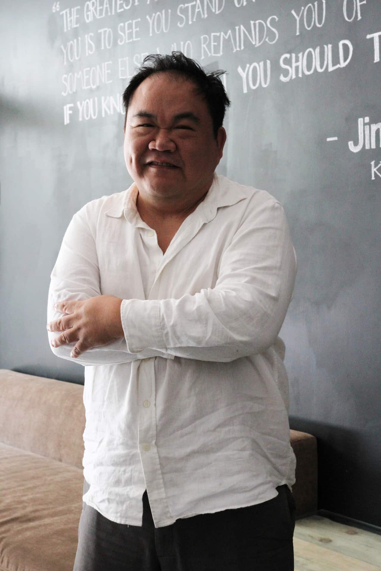Jimmy Pham, founder and executive chairman of KOTO International, a social enterprise, cooking school and training centre that helps disadvantaged Vietnamese youths. (Nathan Taylor/SBS)