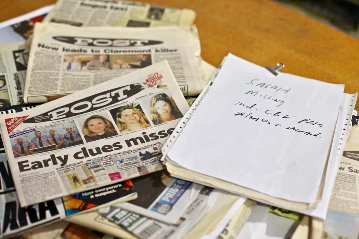 The case went cold for several years. 