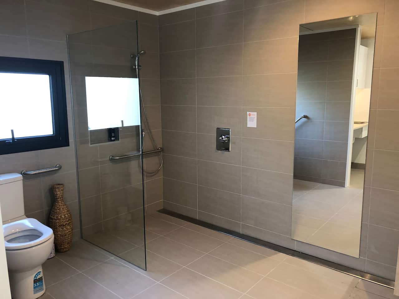 Disability equipped bathroom