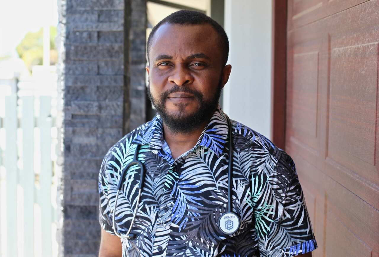 Joseph Erakaha moved to Australia five years ago.