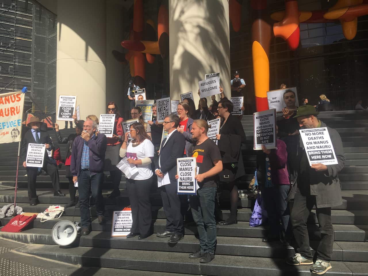 Refugee Action Coalition rally in Sydney