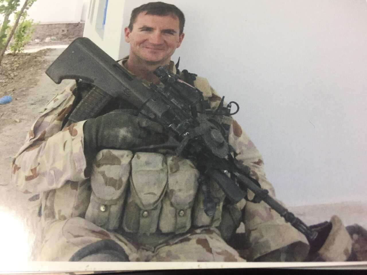 Lance-Corporal Lee Sarich often speaks at events about how society views veterans, raising awareness that younger veterans need help too.