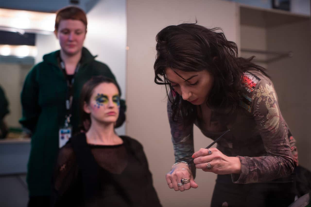 Charlotte Ravet at work