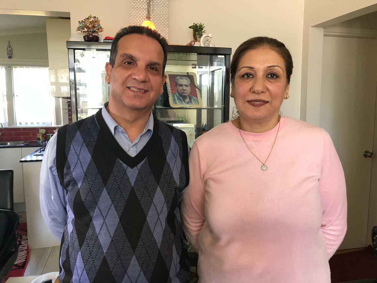 Adam Alsuhaili (left) and Eman Rhajel (right)