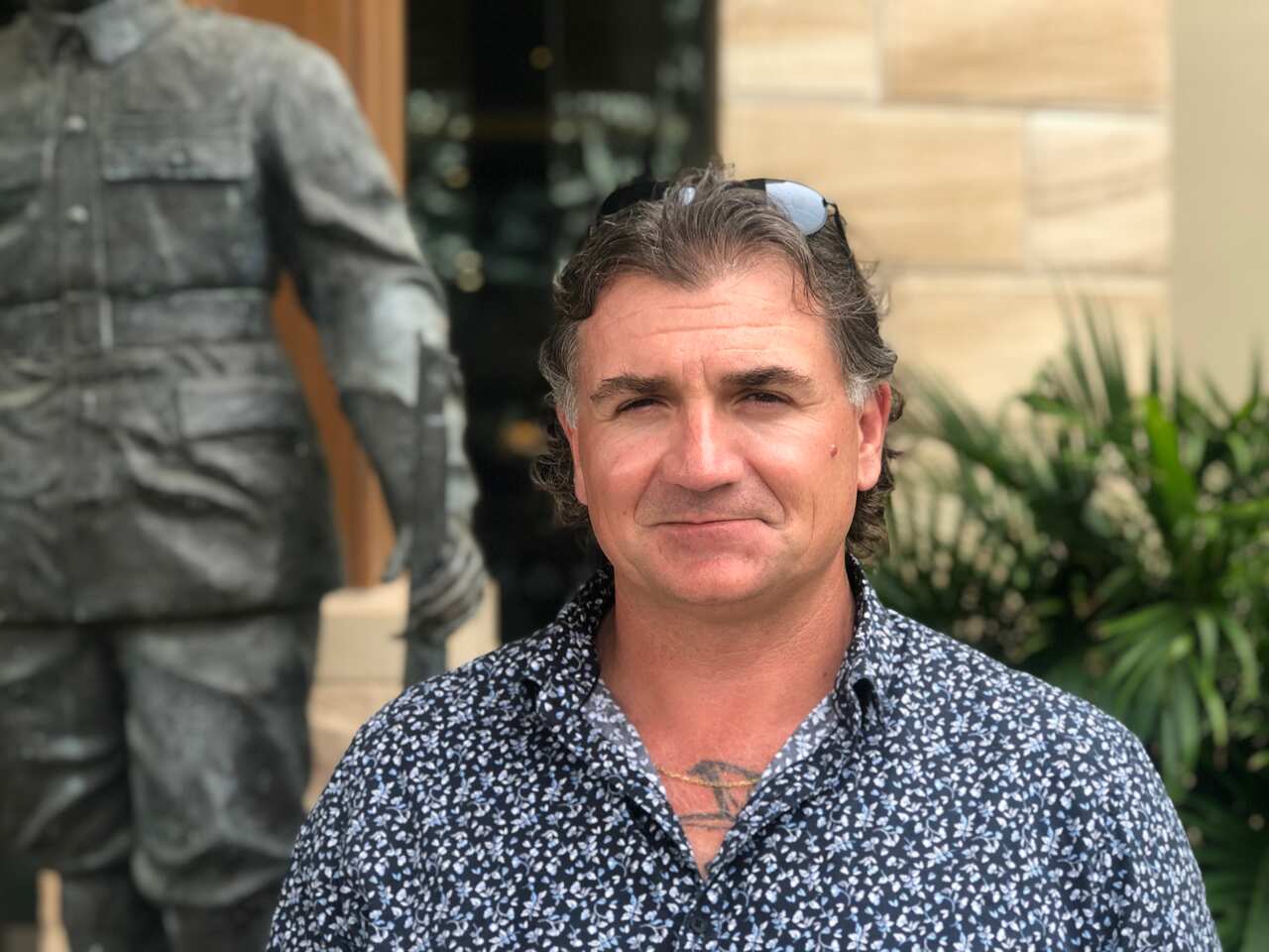 Lance-Corporal Lee Sarich says society assumes veterans are older men and often forget the younger women and men who have served in more recent conflicts. 