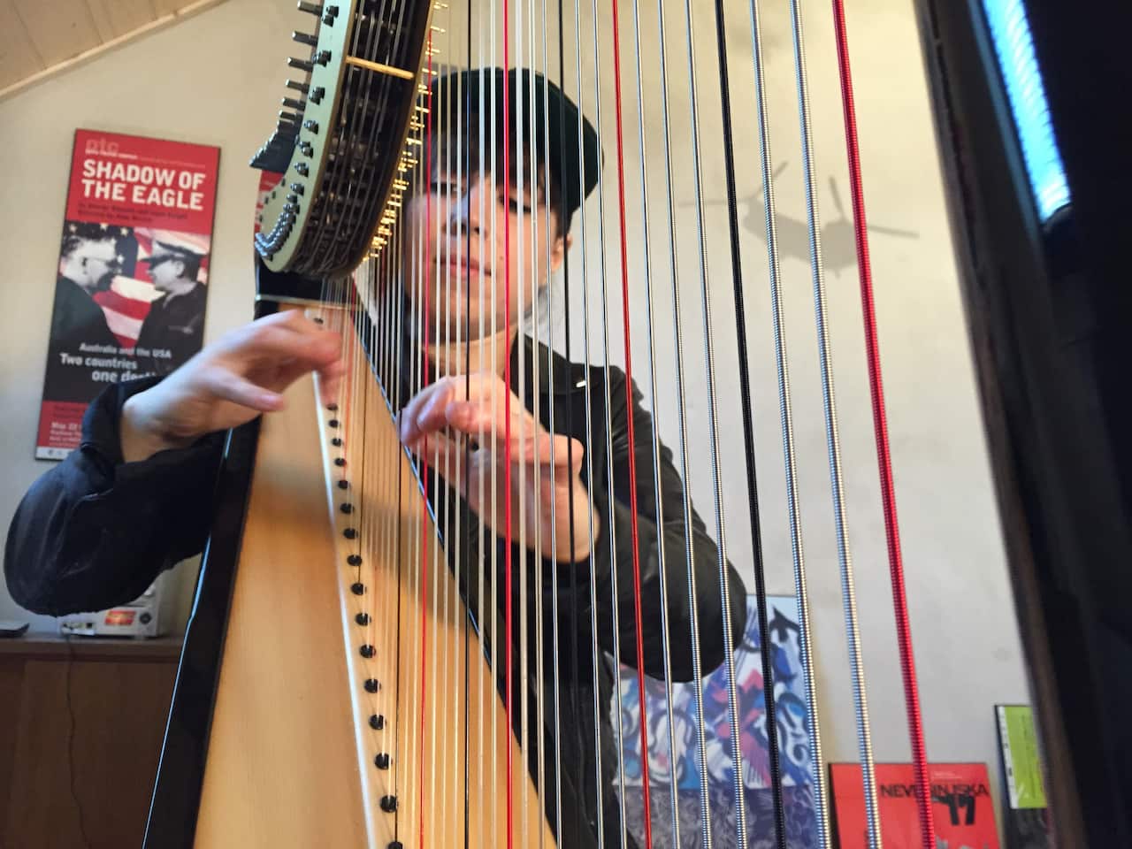 Michelle Smith in her studio in East Perth