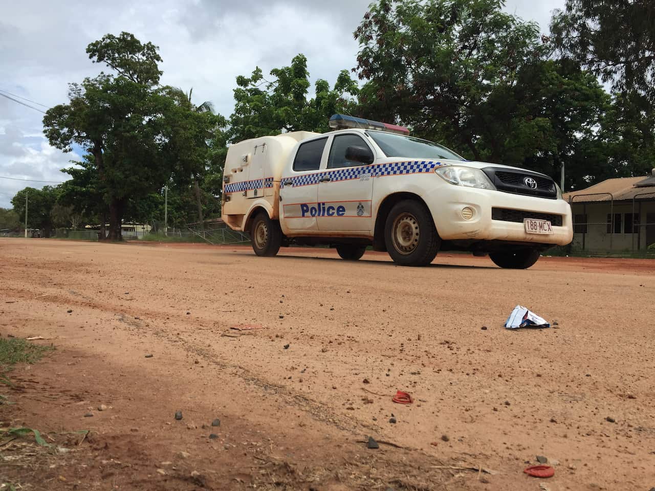 Aurukun’s only supermarket was the target of looters, who caused more than $100,000 in damage.
