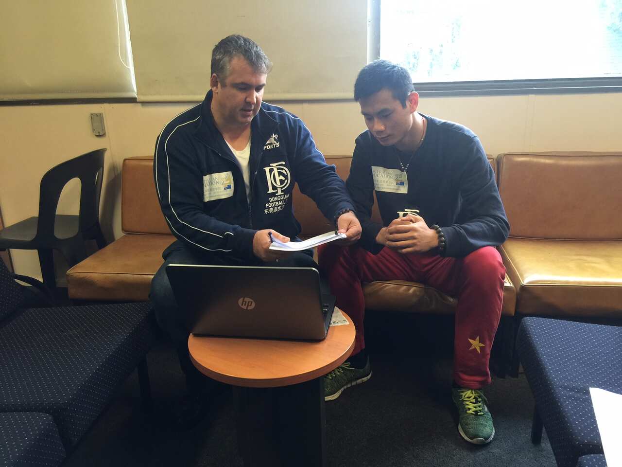 Darrell Egan and Leighton Lin