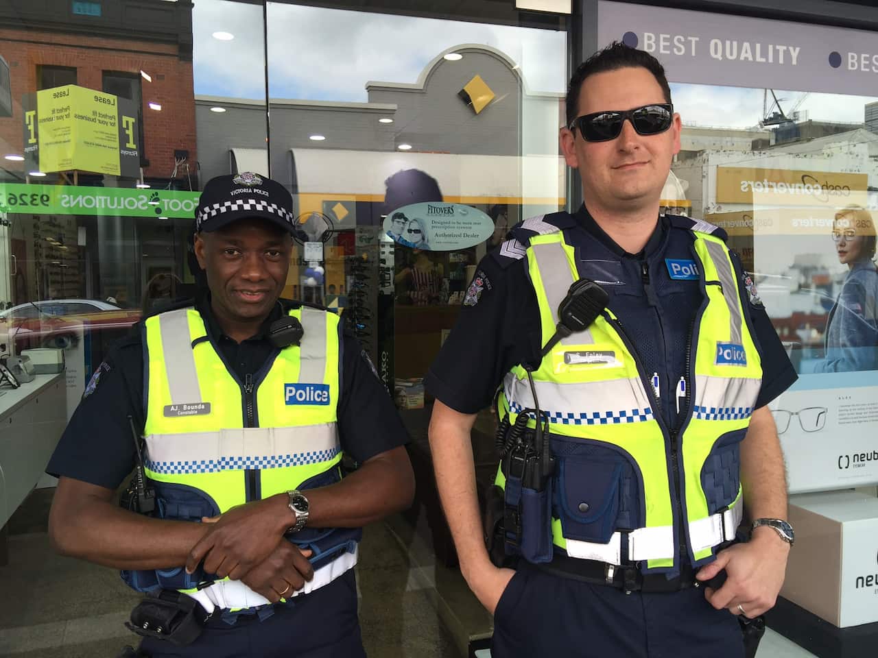 Constable Bounda and Constable Foley