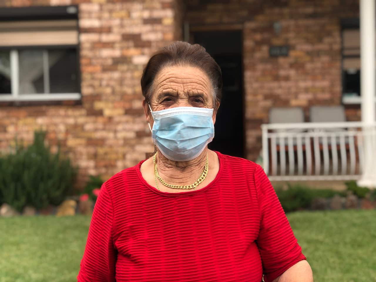 92-year-old Sydney resident Maria Gaudiosi has been too frightened to leave her property amid the COVID-19 outbreak. 