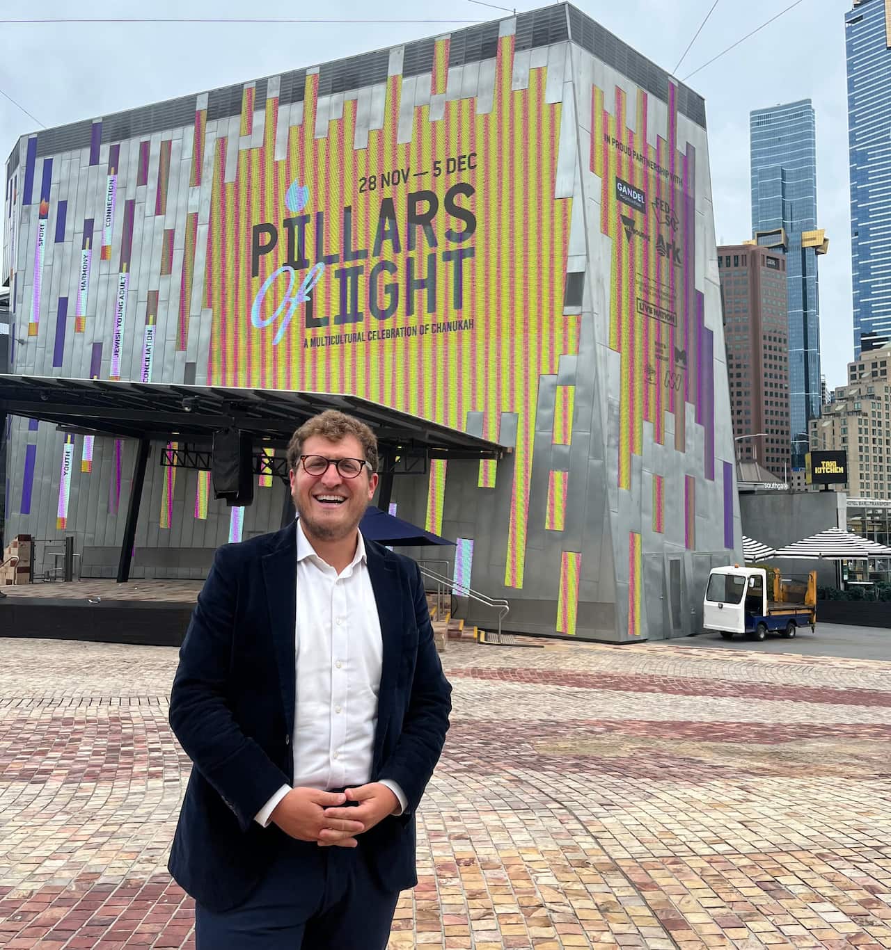 Rabbi Gabi Kaltmann, the Pillars of Light festival director