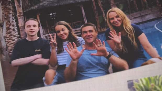 In the months before his death Troy Thornton celebrated his son's 17th birthday and his daughter's 14th birthday.