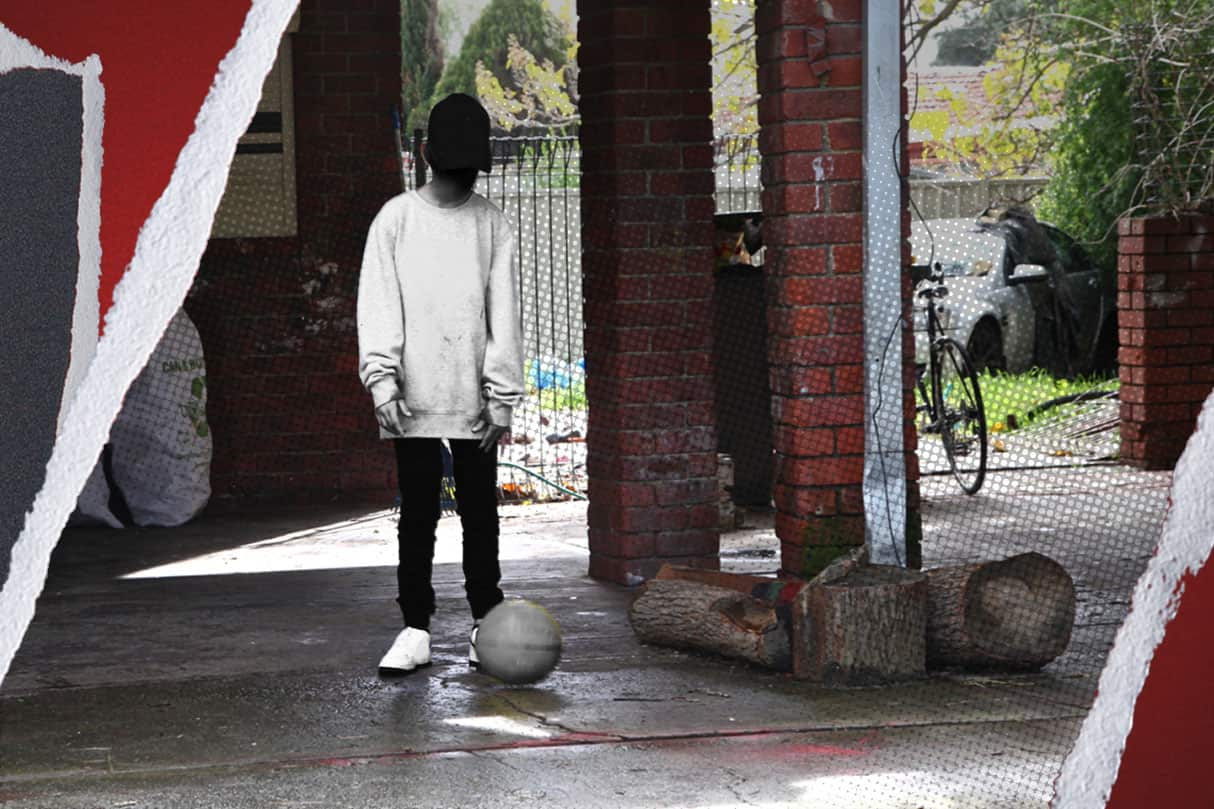 Leroy playing with a ball