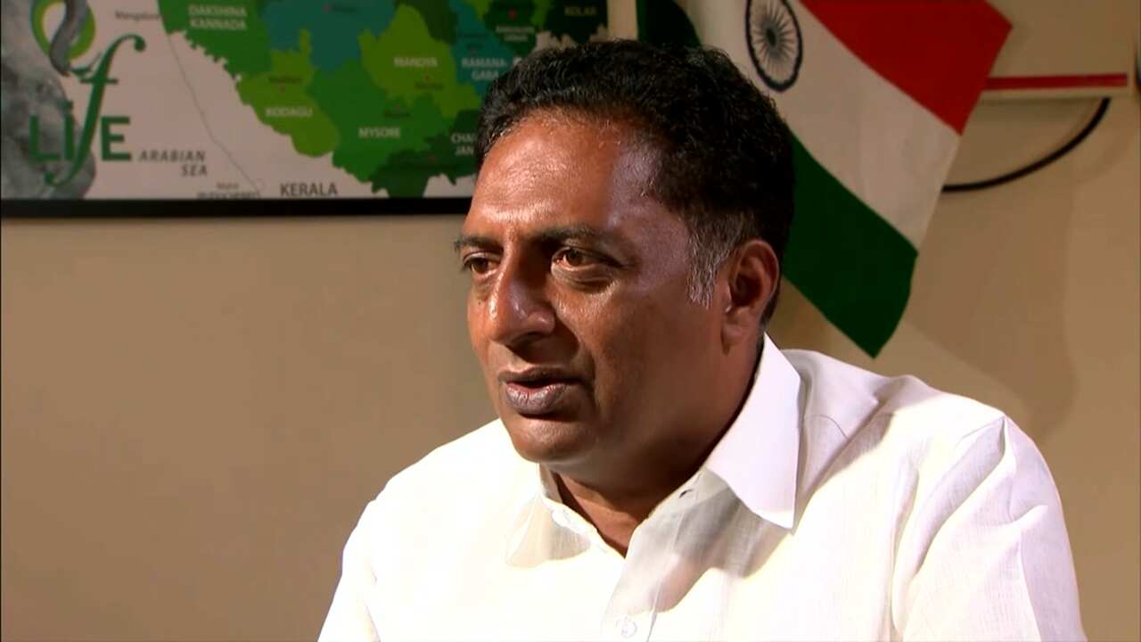 Actor and director Prakash Raj has had a long and varied career – acting in films in Hindi, Tamil, Kannada and more. He's now running for political office. 