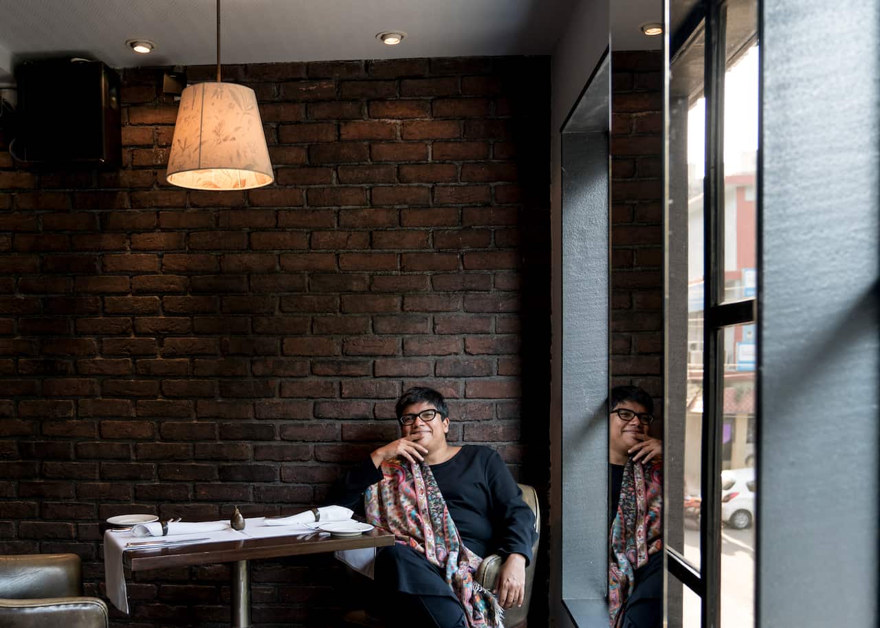 Ritu Dalmia, a chef and restaurateur who will be challenging Section 377 in court, at her restaurant in Delhi, India.