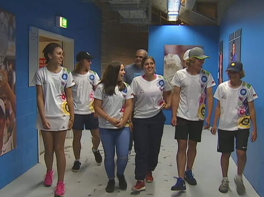 The young players involved in the camp (SBS)