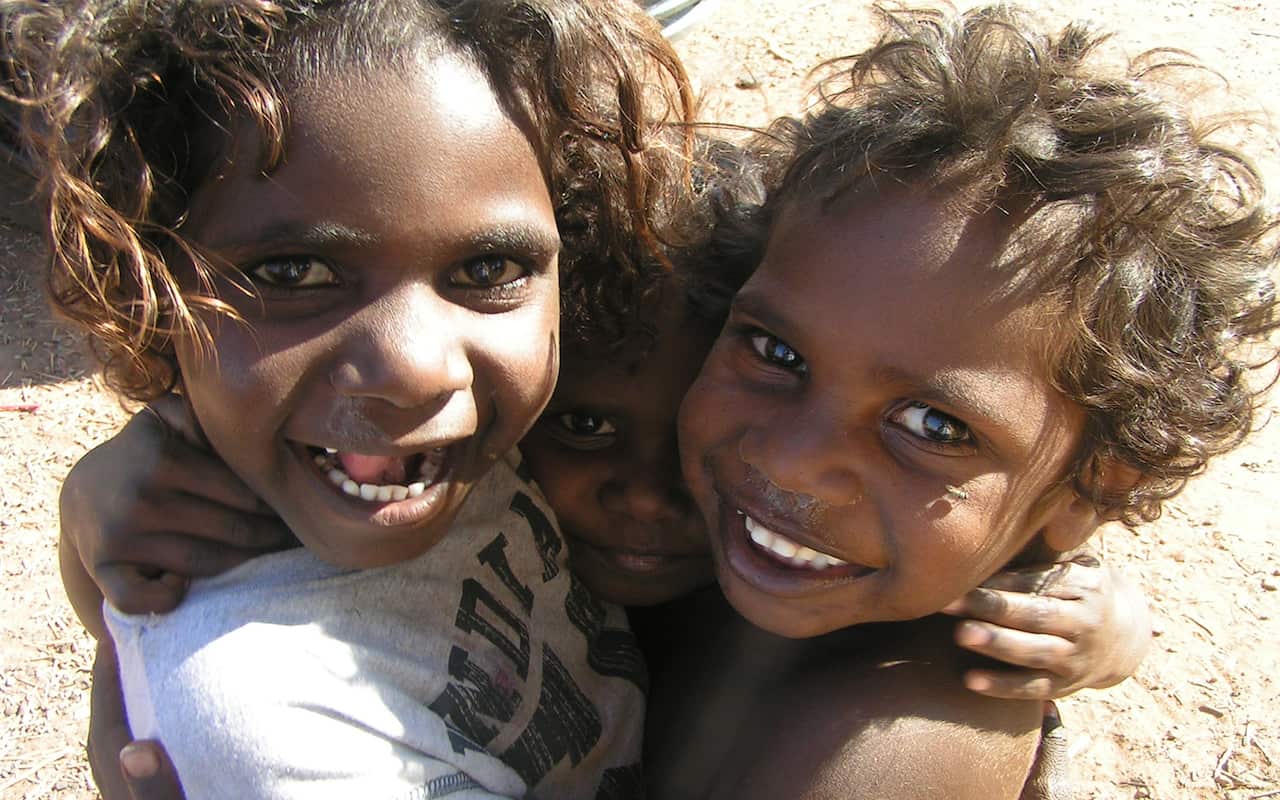 Children from the Wugularr community, east of Katherine, Northern Territory