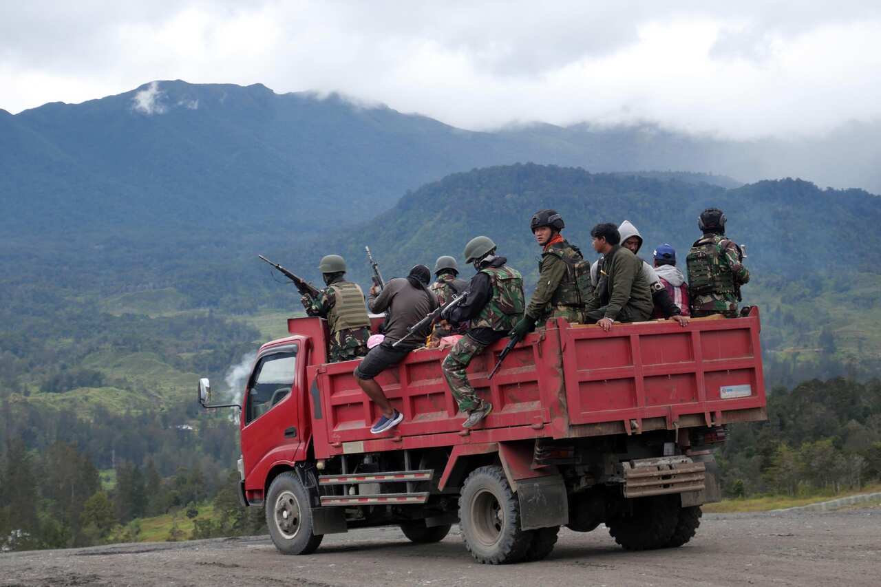 Two Indonesian soldiers were reportedly shot dead in the province of Papua.