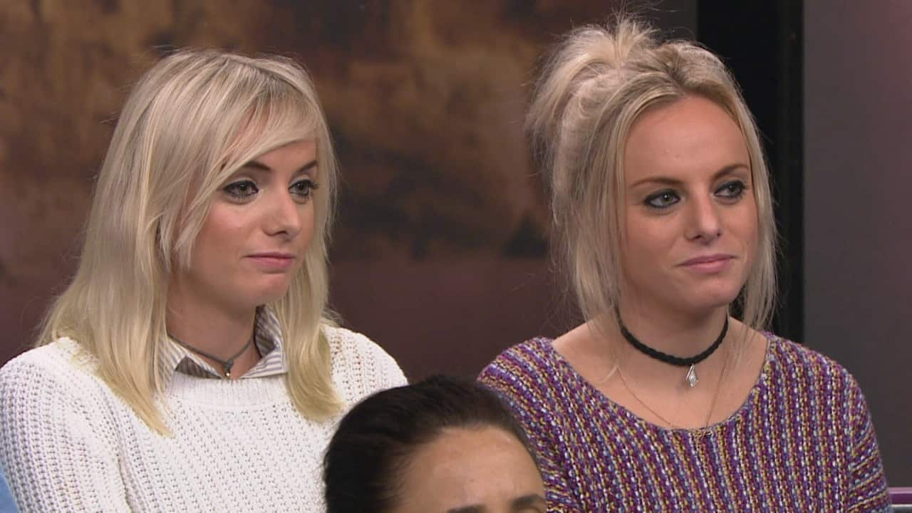 Jessie and her sister Clare