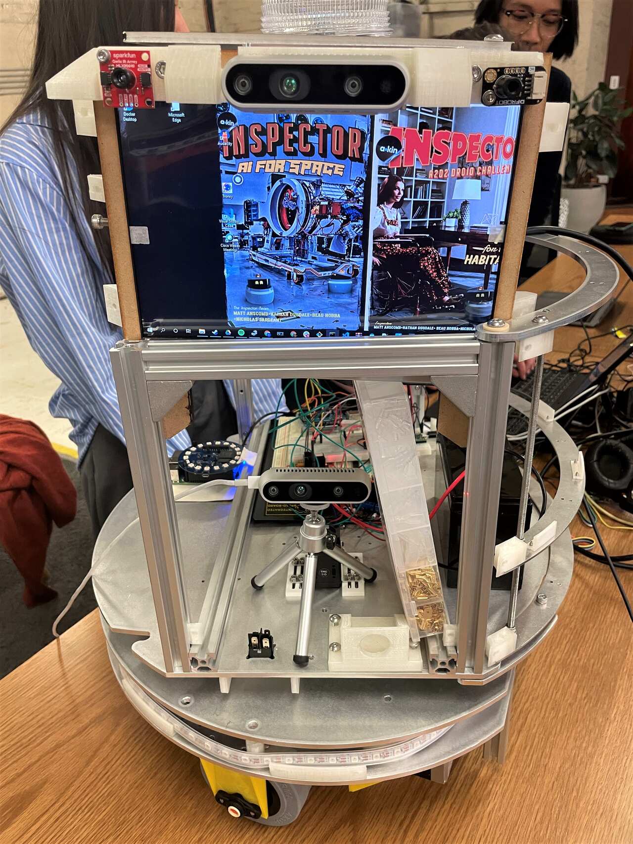 The new space robot is taking shape.