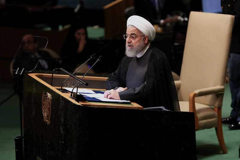 Iran's leader stressed his nation wanted to avoid conflict with the US.