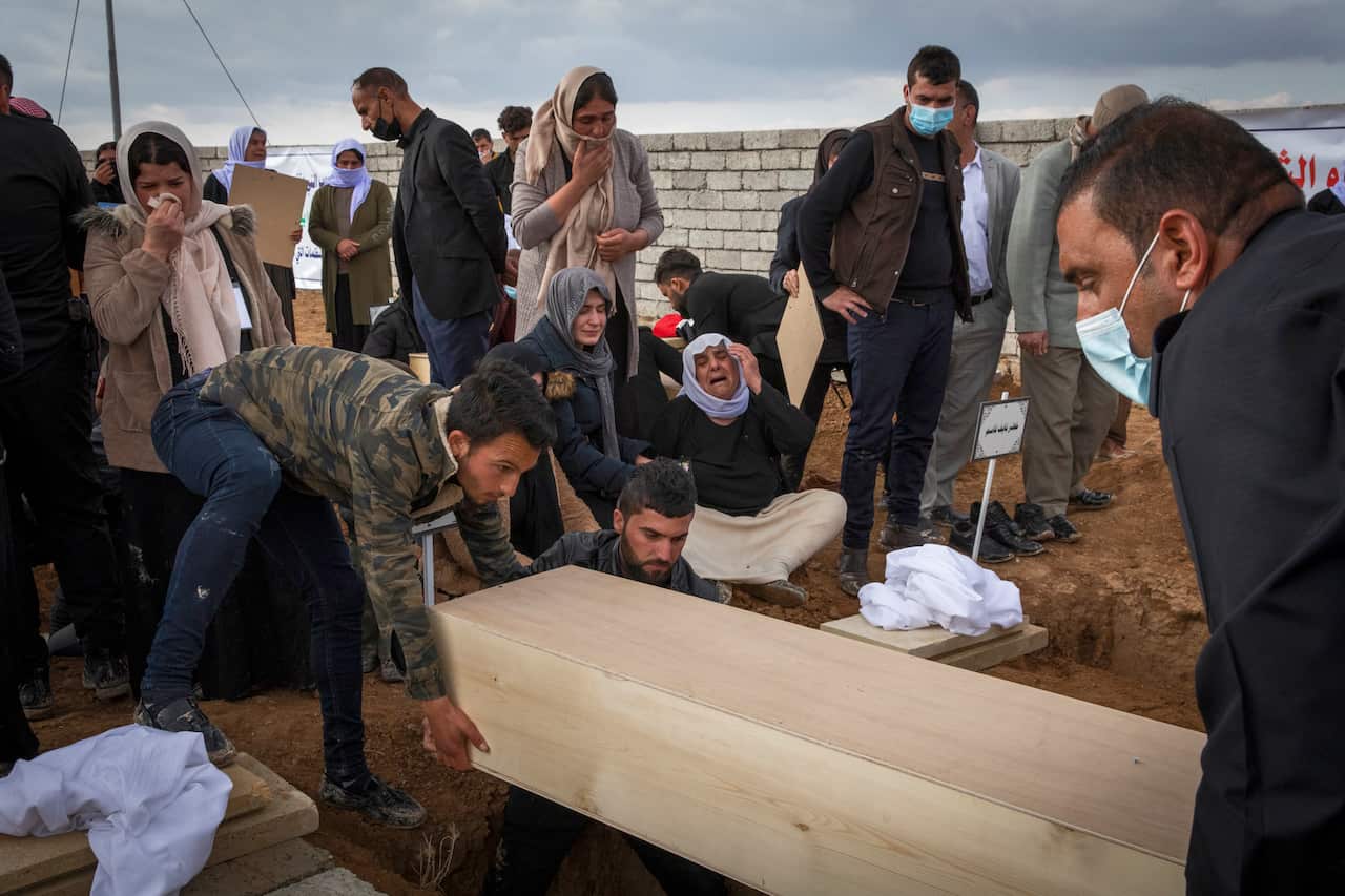 The United Nations agency investigating ISIS crimes hopes to use evidence from the mass grave in war crimes trials.