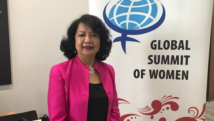 Global Summit of Women president Irene Natividad. 