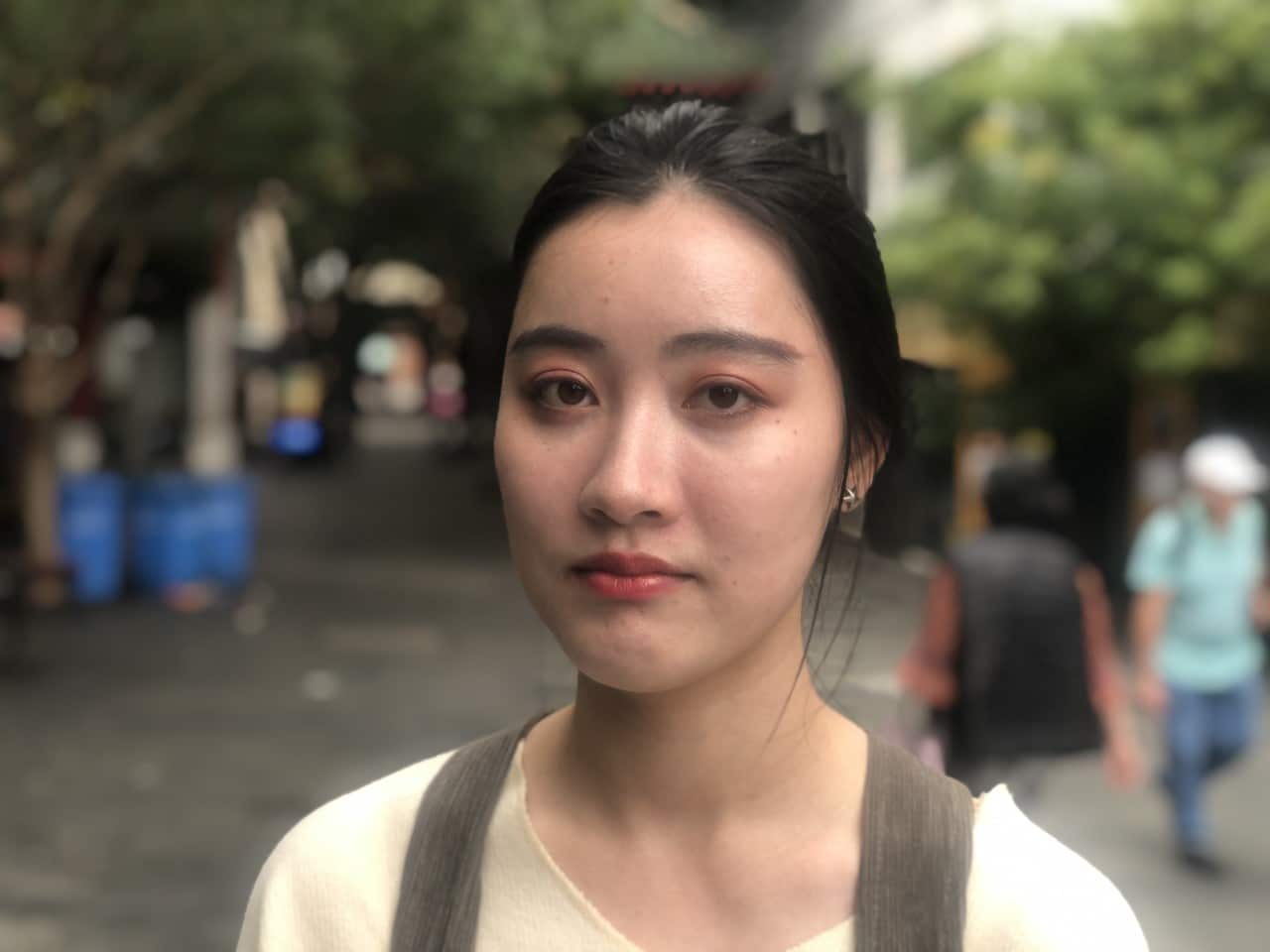 University student Iris Yao. 