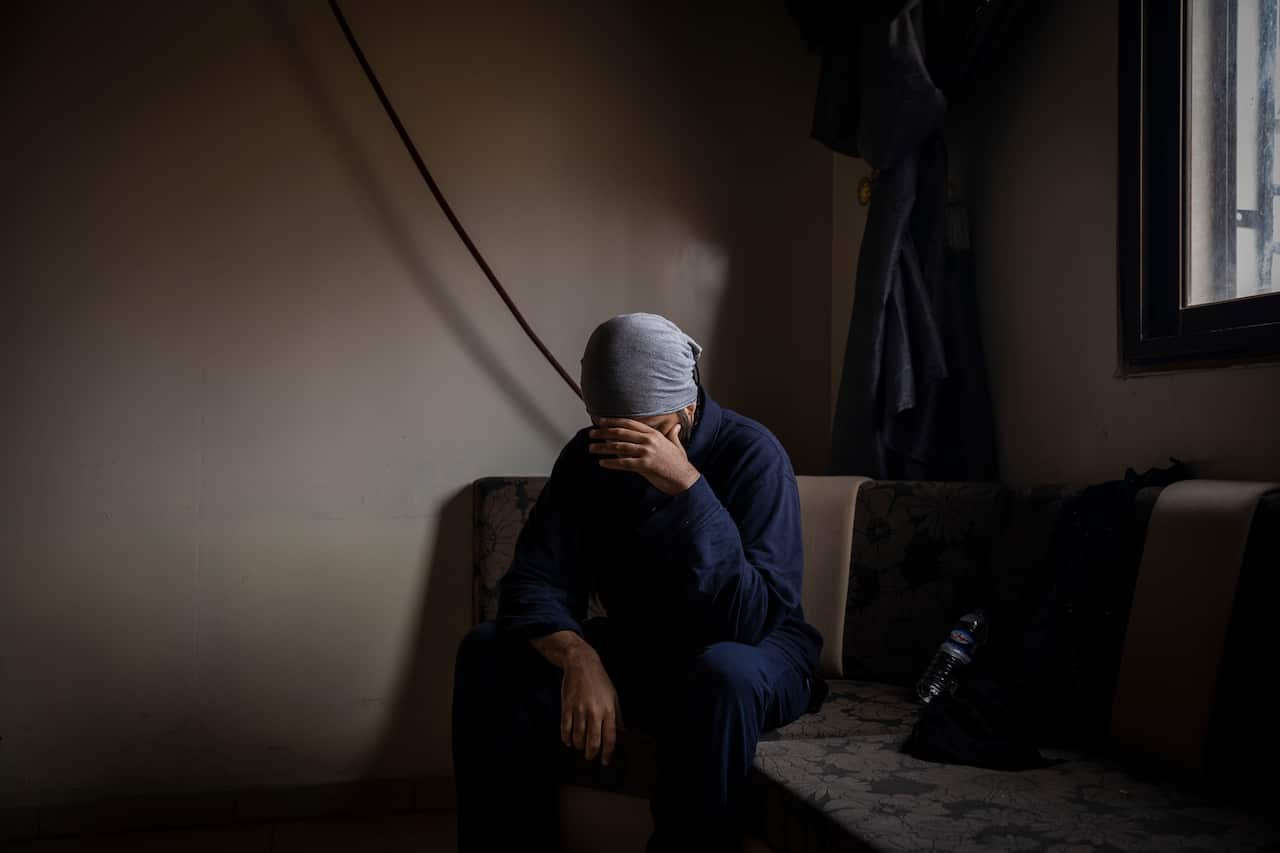 Muhammed Ali, a captured fighter for the Islamic State who helped identify the English-speaking narrator of some of the group's films, at an office near the detention facility where he is being held by American-backed militia in northern Syria.
