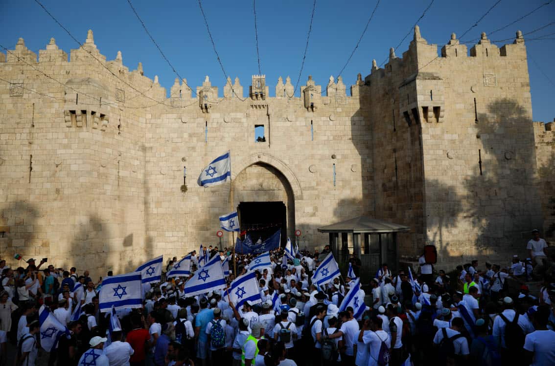 Israel claims the city of Jerusalem was 'reunified' but Palestinians reject that and insist they live under occupation in East Jerusalem (AAP)